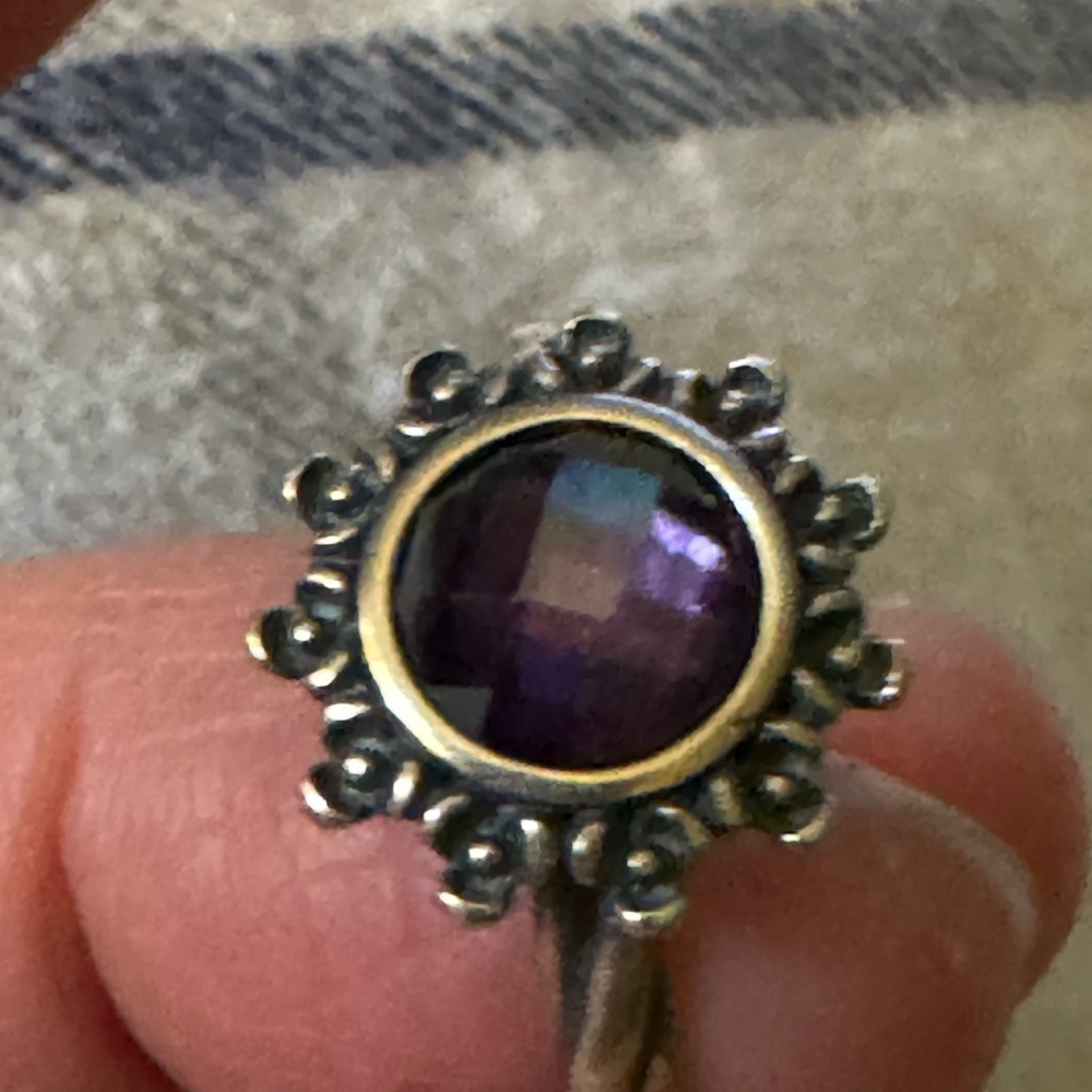 Amethyst Ring silver